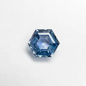 0.61ct 5.69x4.94x2.46mm Hexagon Step Cut Sapphire 23088-17