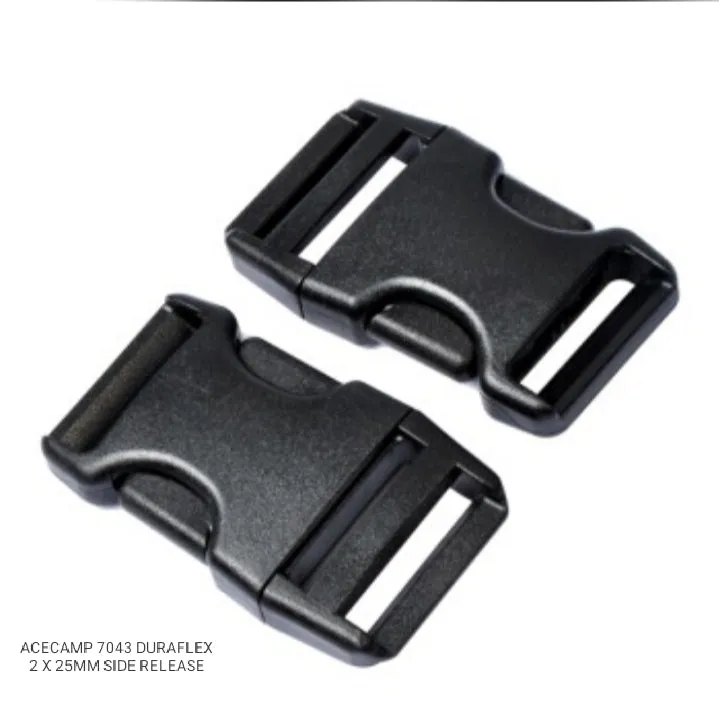 ACECAMP SIDE RELEASE BUCKLES 7044 DURAFLEX 25MM