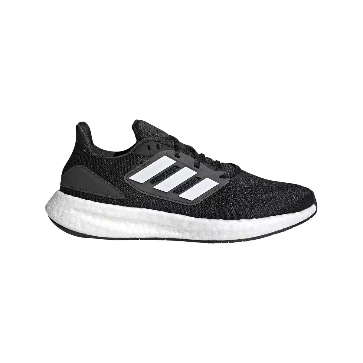 ADIDAS MEN'S PUREBOOST 22 BLACK/WHITE RUNNING SHOES