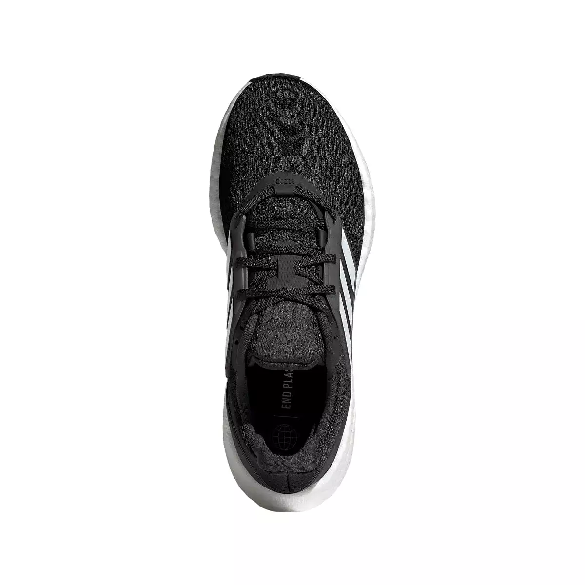 ADIDAS MEN'S PUREBOOST 22 BLACK/WHITE RUNNING SHOES