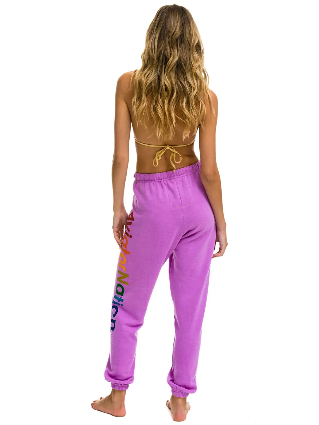 Aviator Nation Sweatpant - Neon Purple