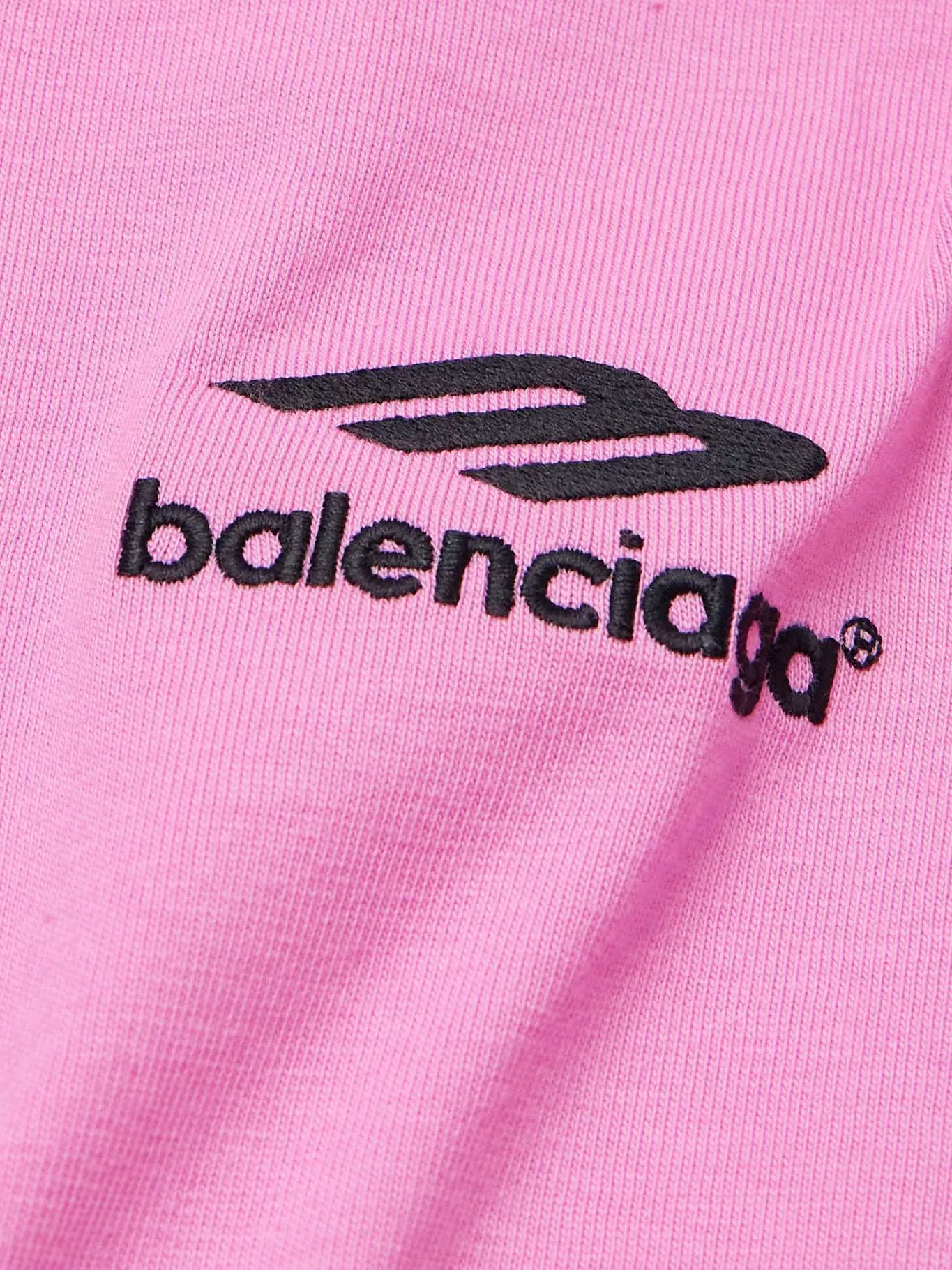 BALENCIAGA  |U-Neck Cotton Short Sleeves Oversized Logo Luxury