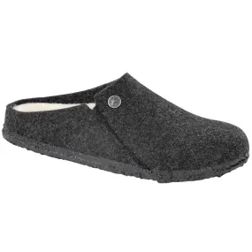 Birkenstock Zermatt Wool Felt Shearling Slipper Anthracite (Women's)