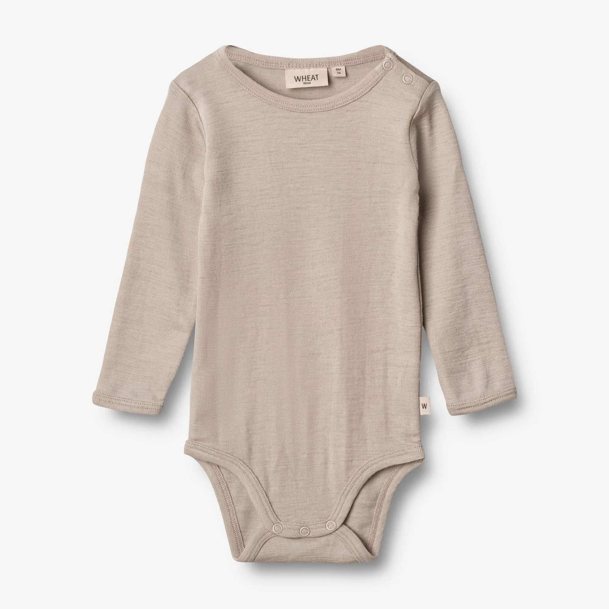 Body Plain Wool LS | Baby - soft beige