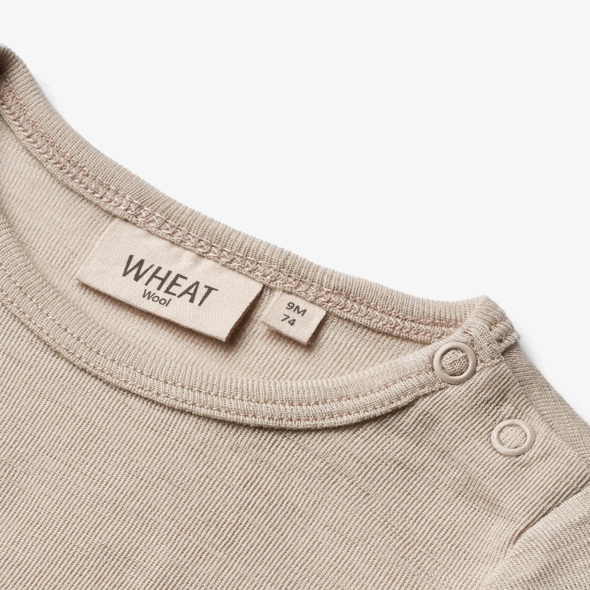 Body Plain Wool LS | Baby - soft beige