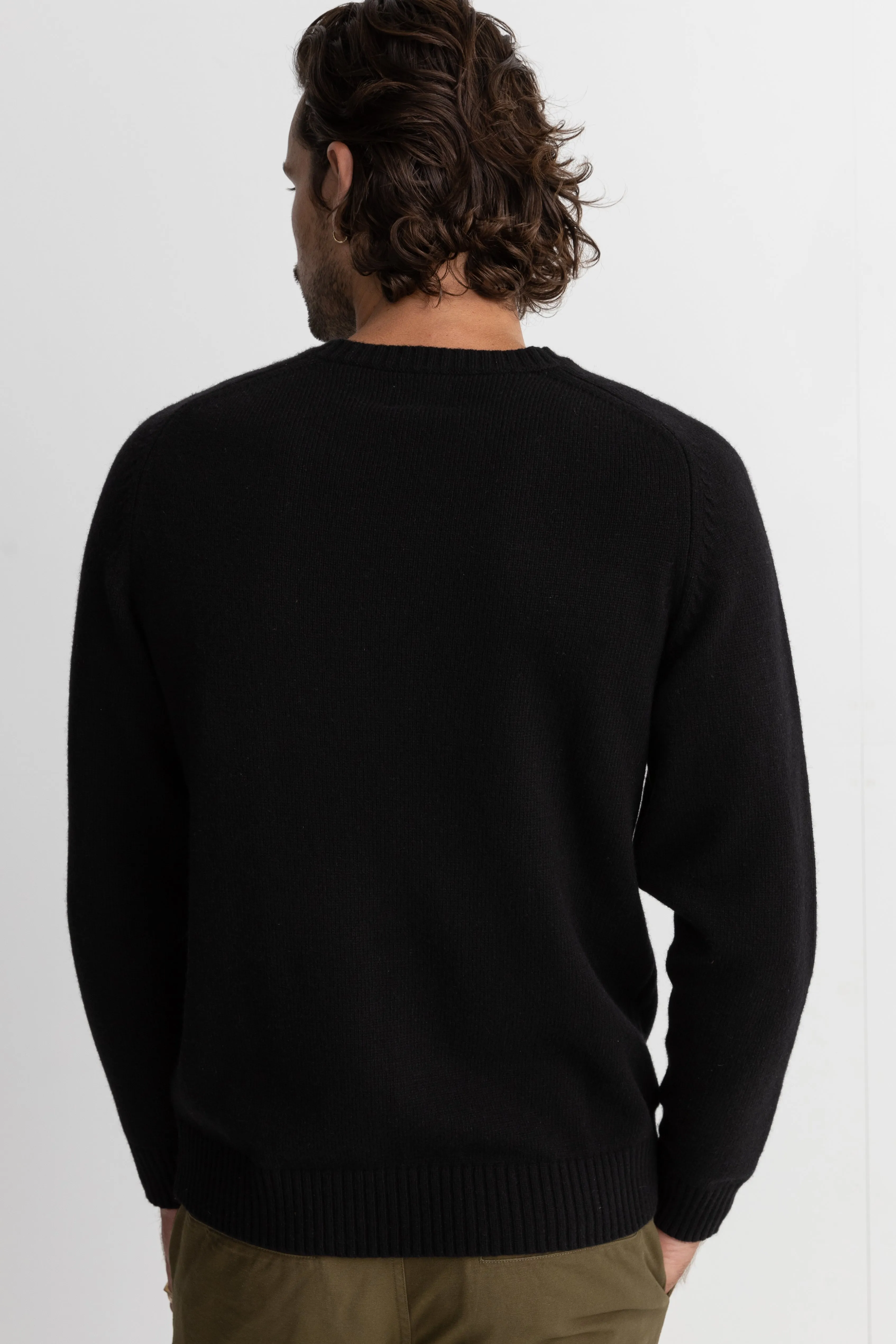 Classic Crew Knit Vintage Black