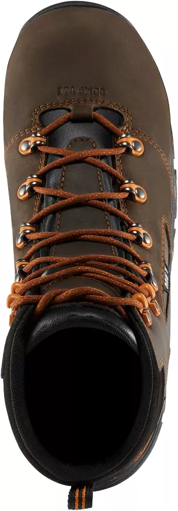 'Danner' Men's 6 Vicious MetGuard EH WP Comp Toe - Brown / Orange