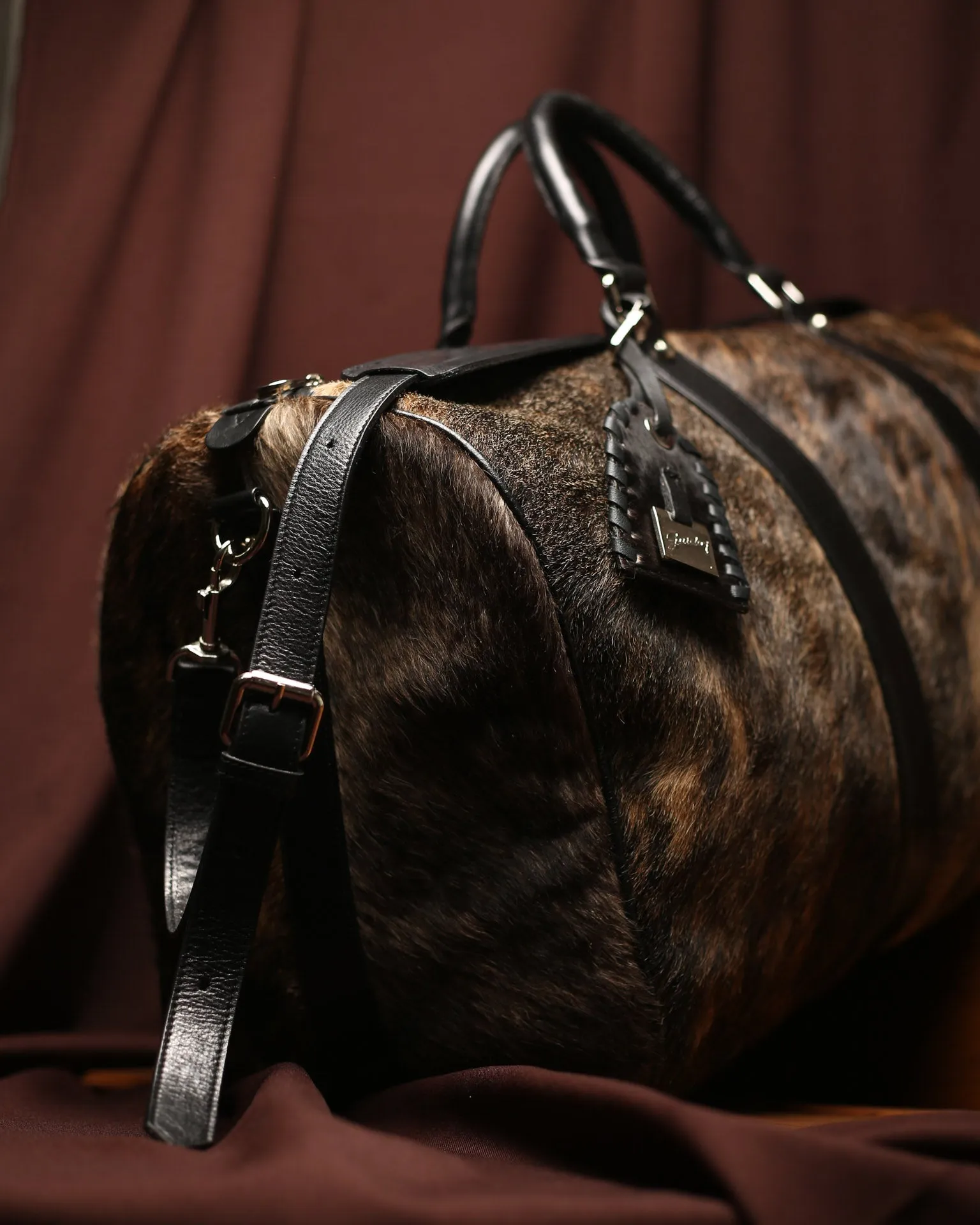 Dufflebag Keepal Black & Brown