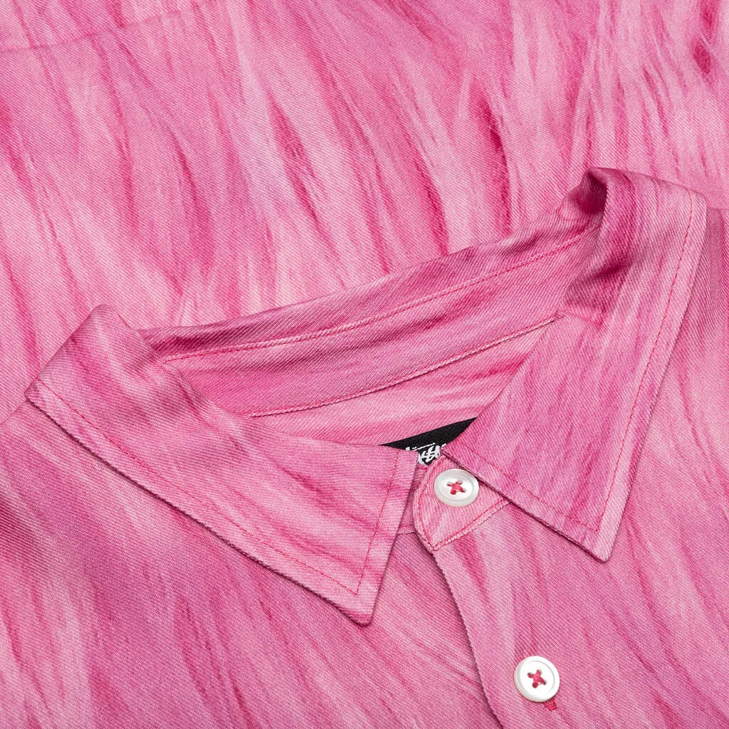 Fur Print Shirt - Pink