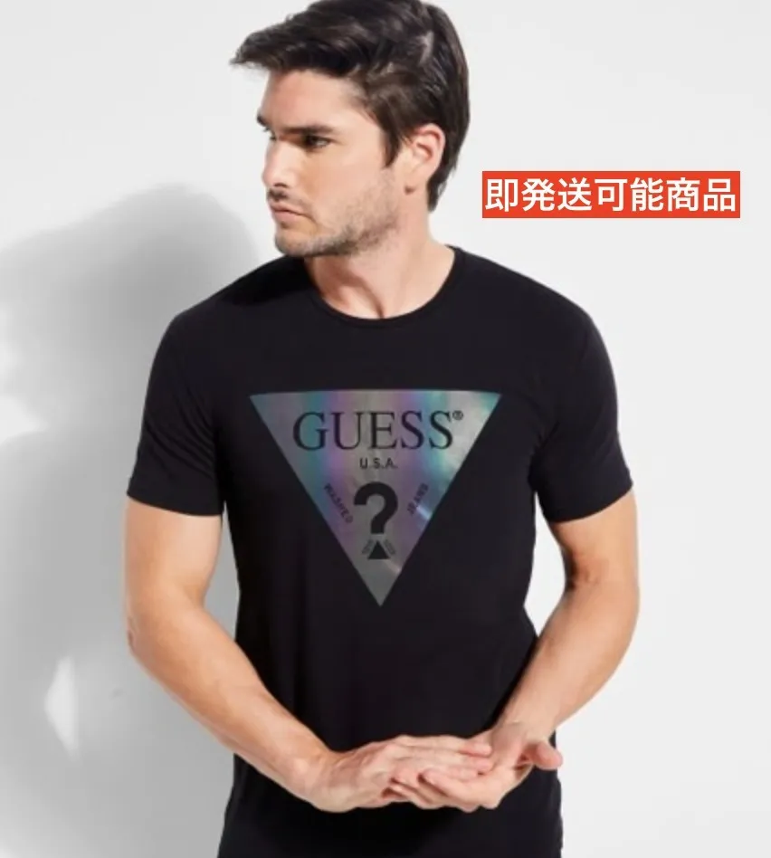 Guess  |Street Style Cotton Logo T-Shirts