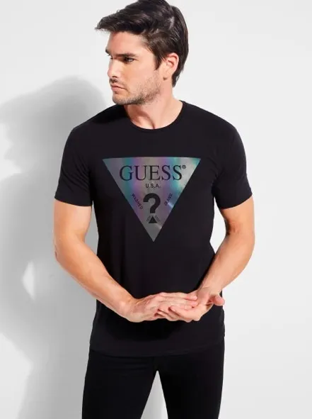 Guess  |Street Style Cotton Logo T-Shirts