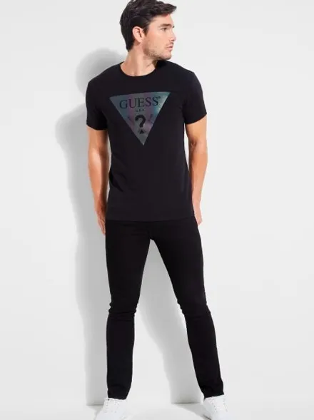 Guess  |Street Style Cotton Logo T-Shirts