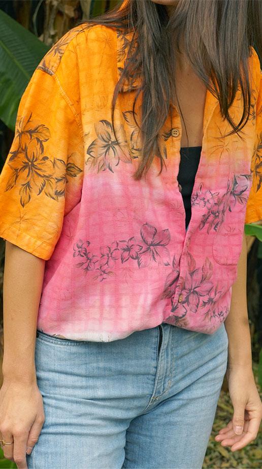 Hawaiian Kai Crop // Sherbert Tie Dye