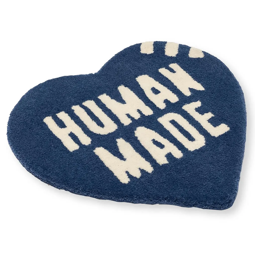 Heart Rug Small - Navy