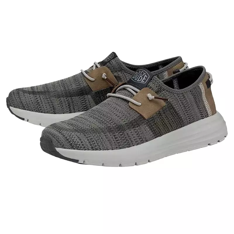 'Hey Dude' Men's Sirocco - Grey Mix