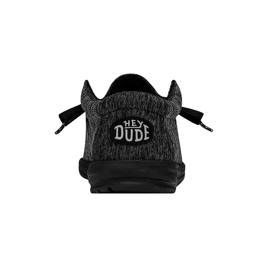 'Hey Dude' Men's Wally Sport Knit - Black / Black