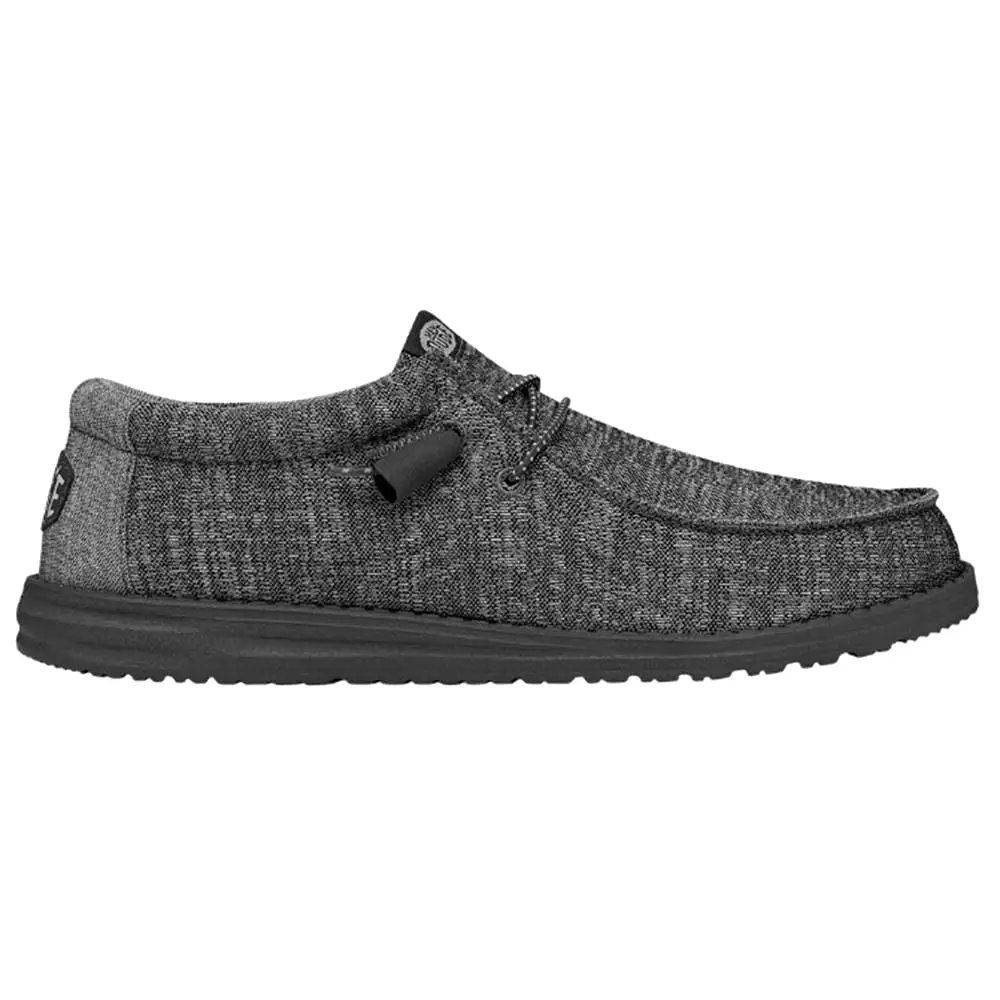 'Hey Dude' Men's Wally Sport Knit - Charcoal