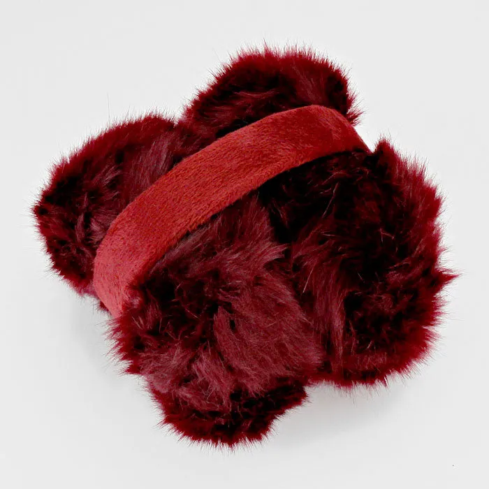 iLLASPARKZ Downy Faux Rabbit Fur Foldable Earmuffs