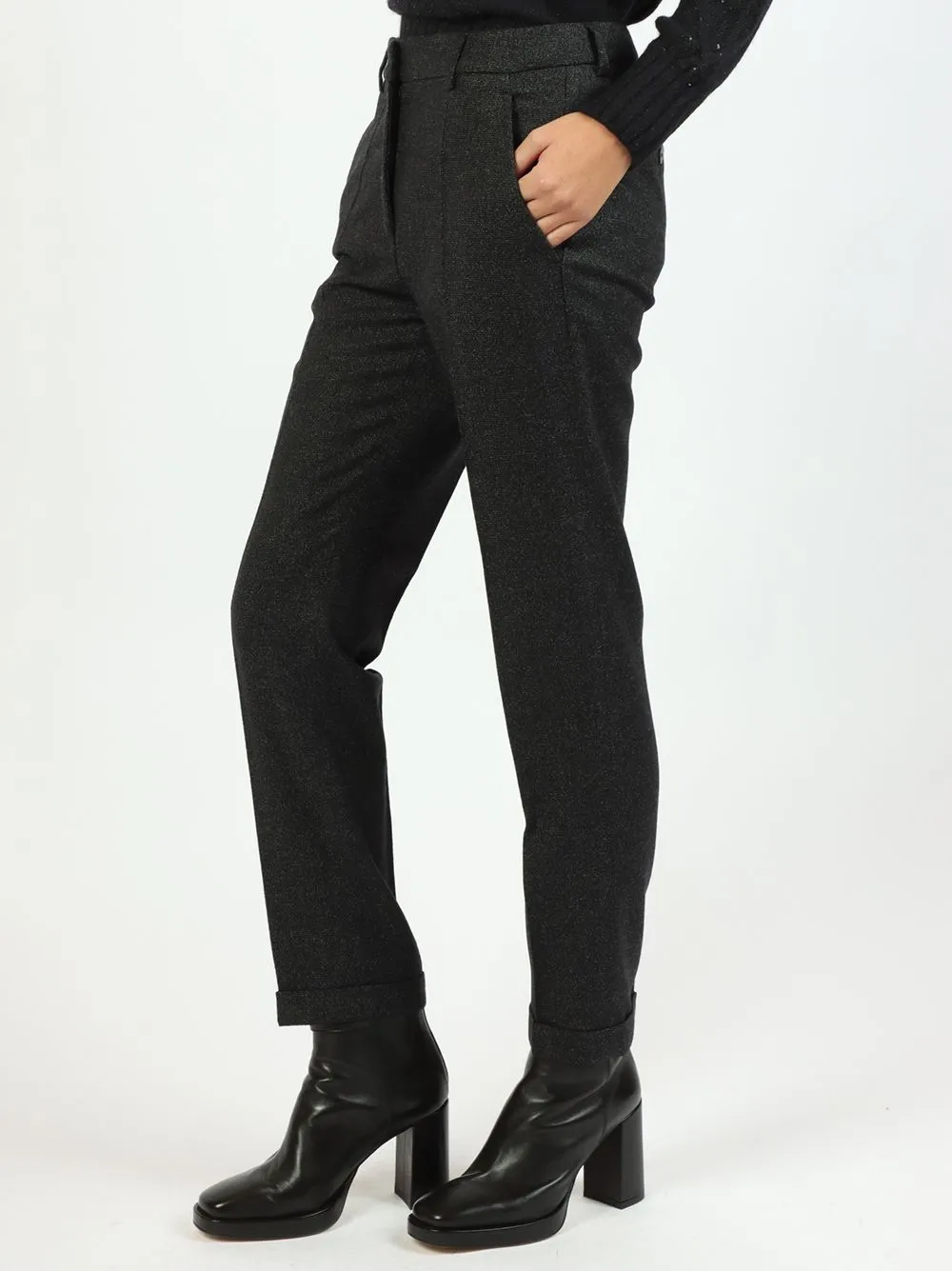 INCOTEX Slim-fit trousers in certified two-way stretch wool 