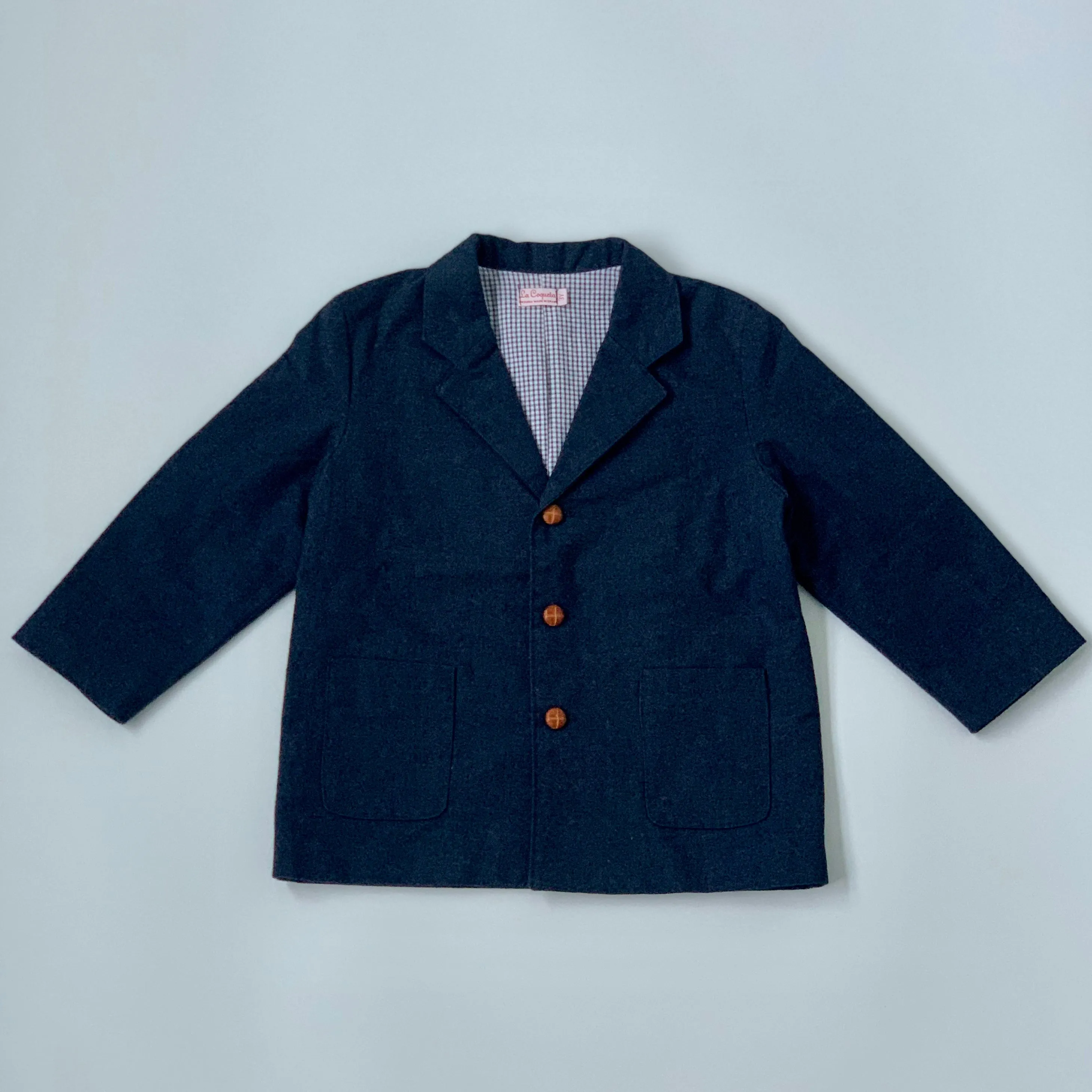 La Coqueta Navy Cotton Blazer: 3 Years