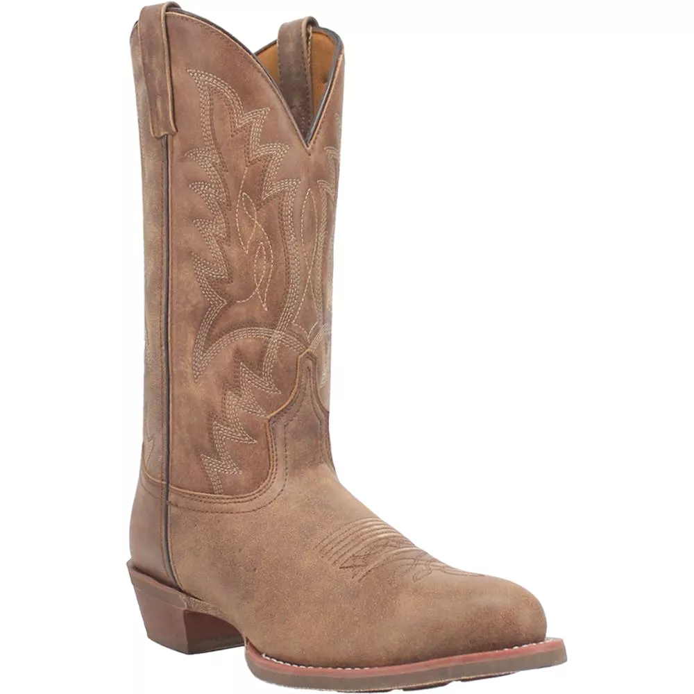 'Laredo' Men's 12 Weller Western Round Toe - Tan