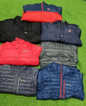 **MIXED BRAND RAB AND DICKIES PUFFER JACKETS**