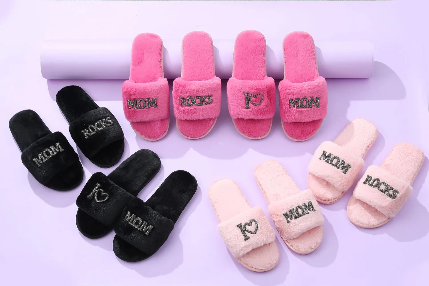 Mother's Day GLAMPERS! Black I LOVE MOM