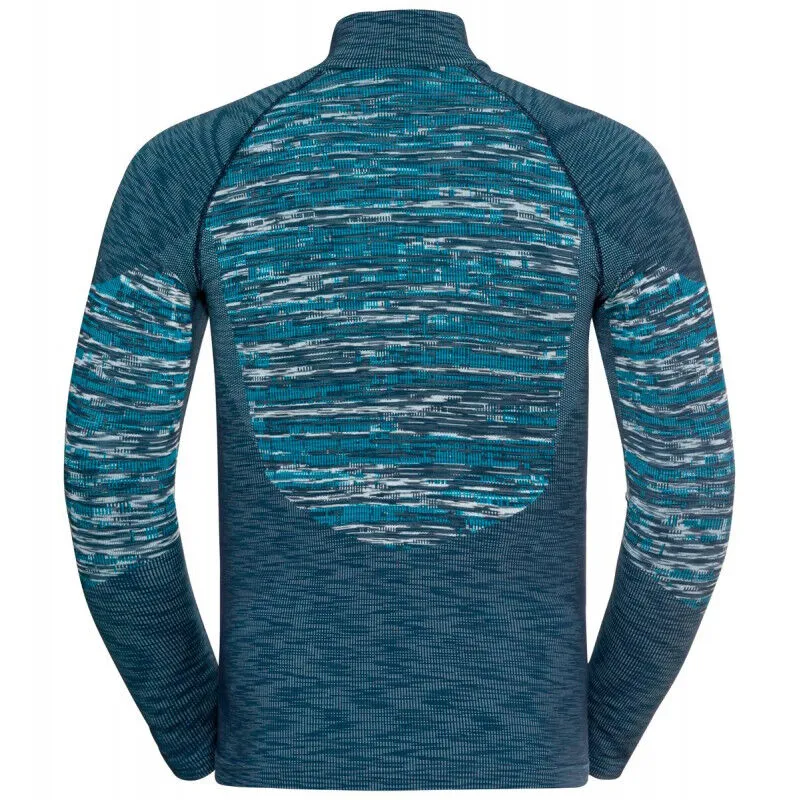 Odlo  Blackcomb Eco - Long Sleeve Base layer Top Zip - Uomo