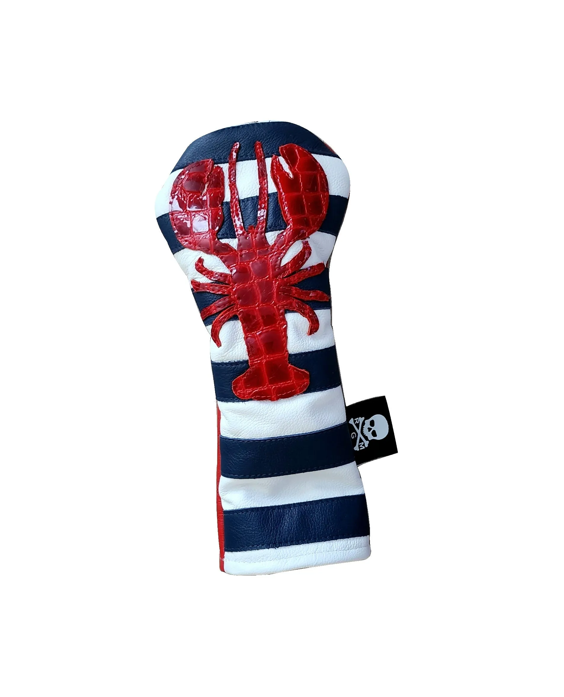 One-Of-A-Kind! The Rugby Stripe Alligator Lobster Fairway Wood Cover