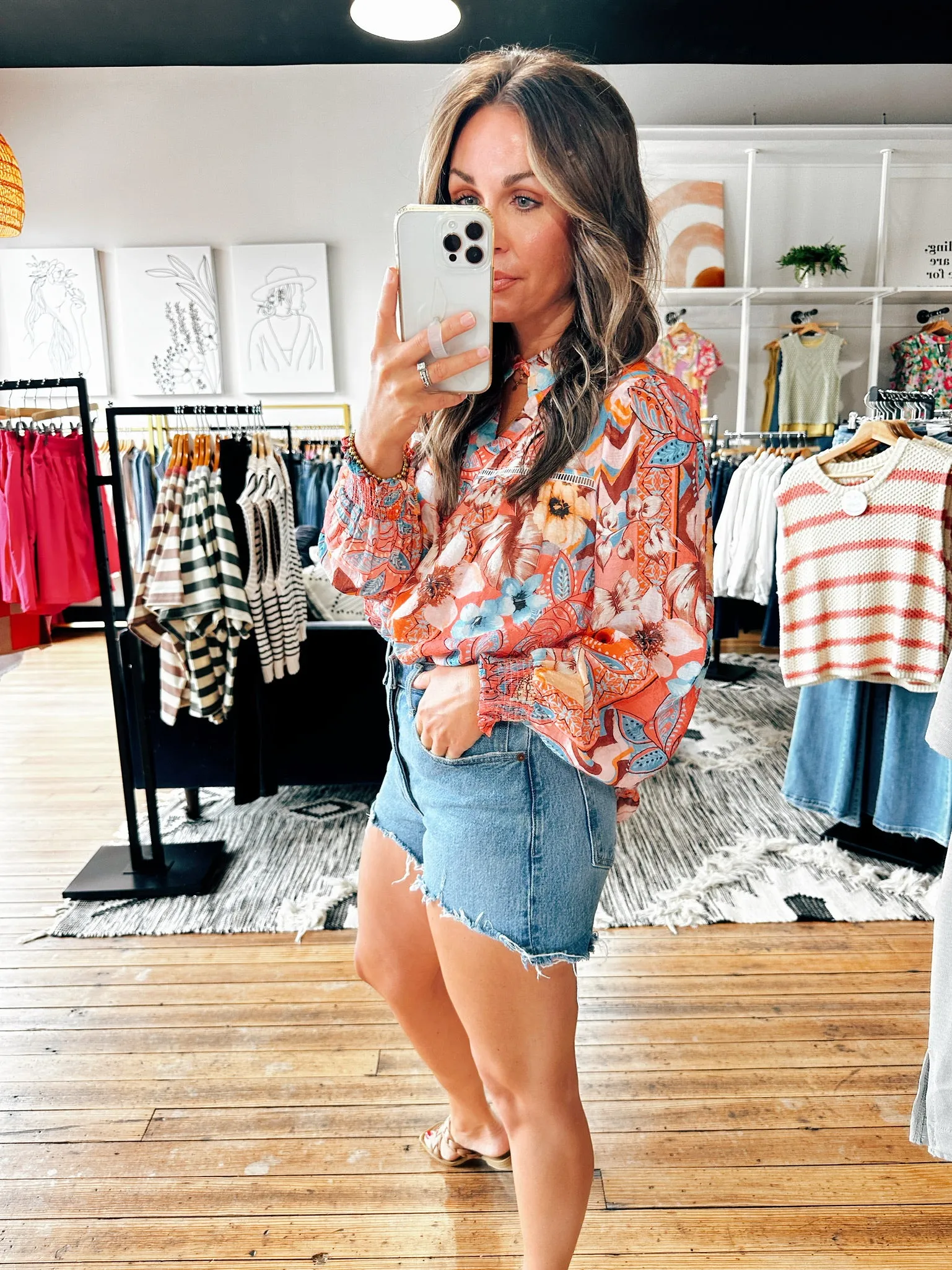 Peach Blend Blouse