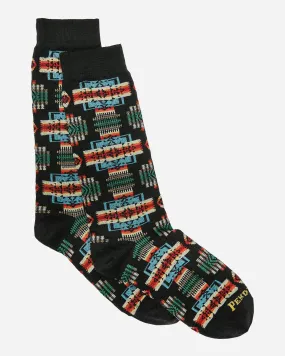 Pendleton Chief Joseph Crew Socks, Black