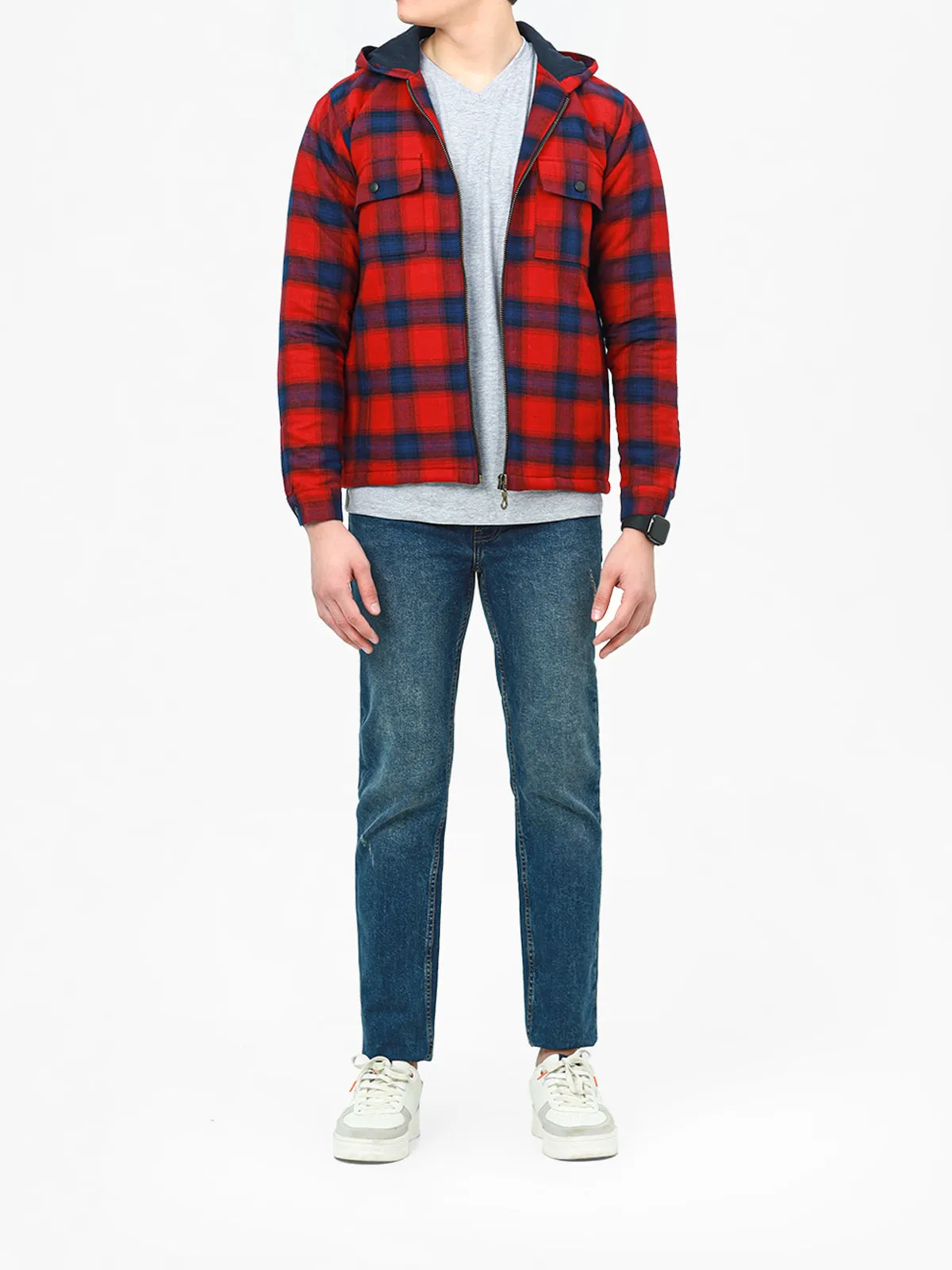 Plaid Padded Jackets - FMTJW22-018