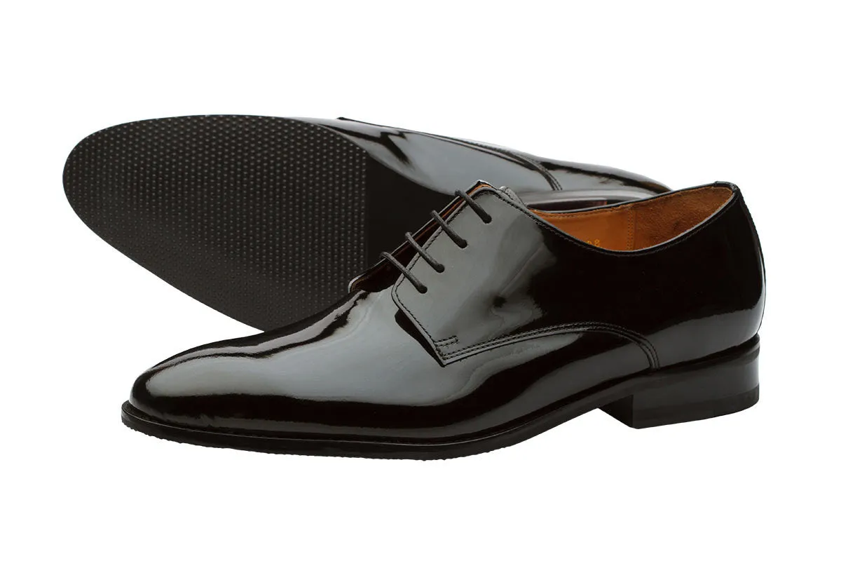 Plain Vamp Derby –Patent Black