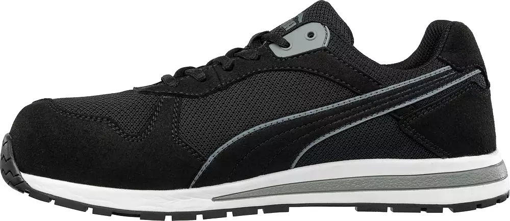 'Puma' Men's Frontside Low ESD Comp Toe - Black / Grey