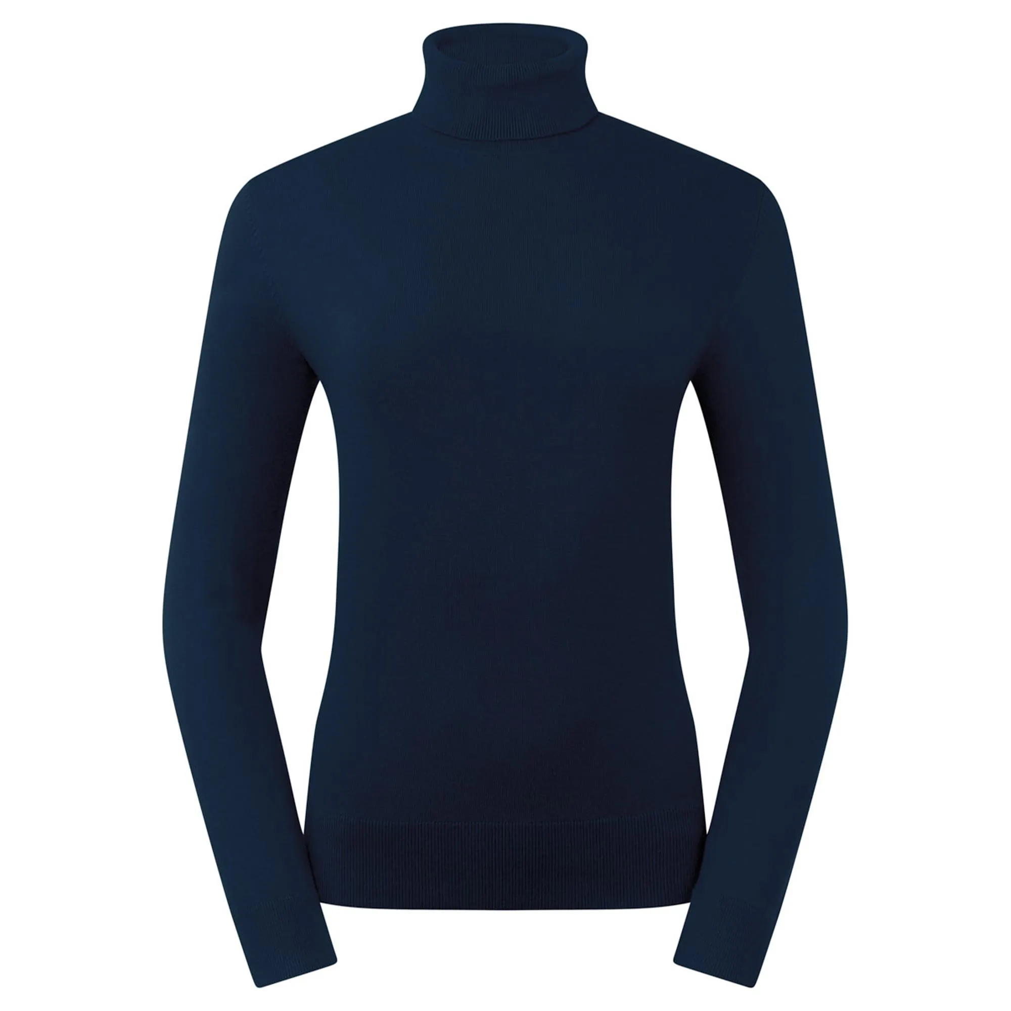 Pure Golf Glow Ladies Golf Roll Neck Navy