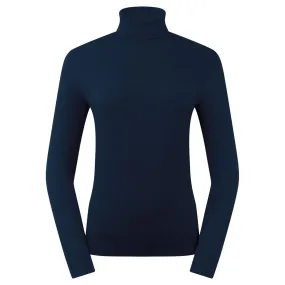 Pure Golf Glow Ladies Golf Roll Neck Navy