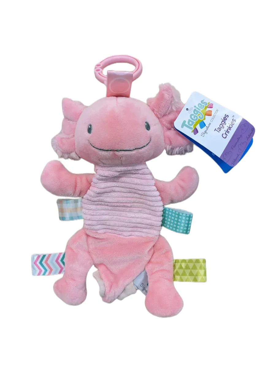 Taggies Axolotl Crinkie, Pink