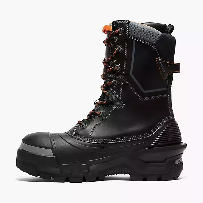 'Timberland Pro' Men's 10 Pac Max Insulated EH WP Comp Toe - Black / Orange