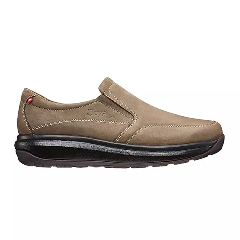 Traveler II Wide Fit Men's Leather Easy Slip On Flat Shoe