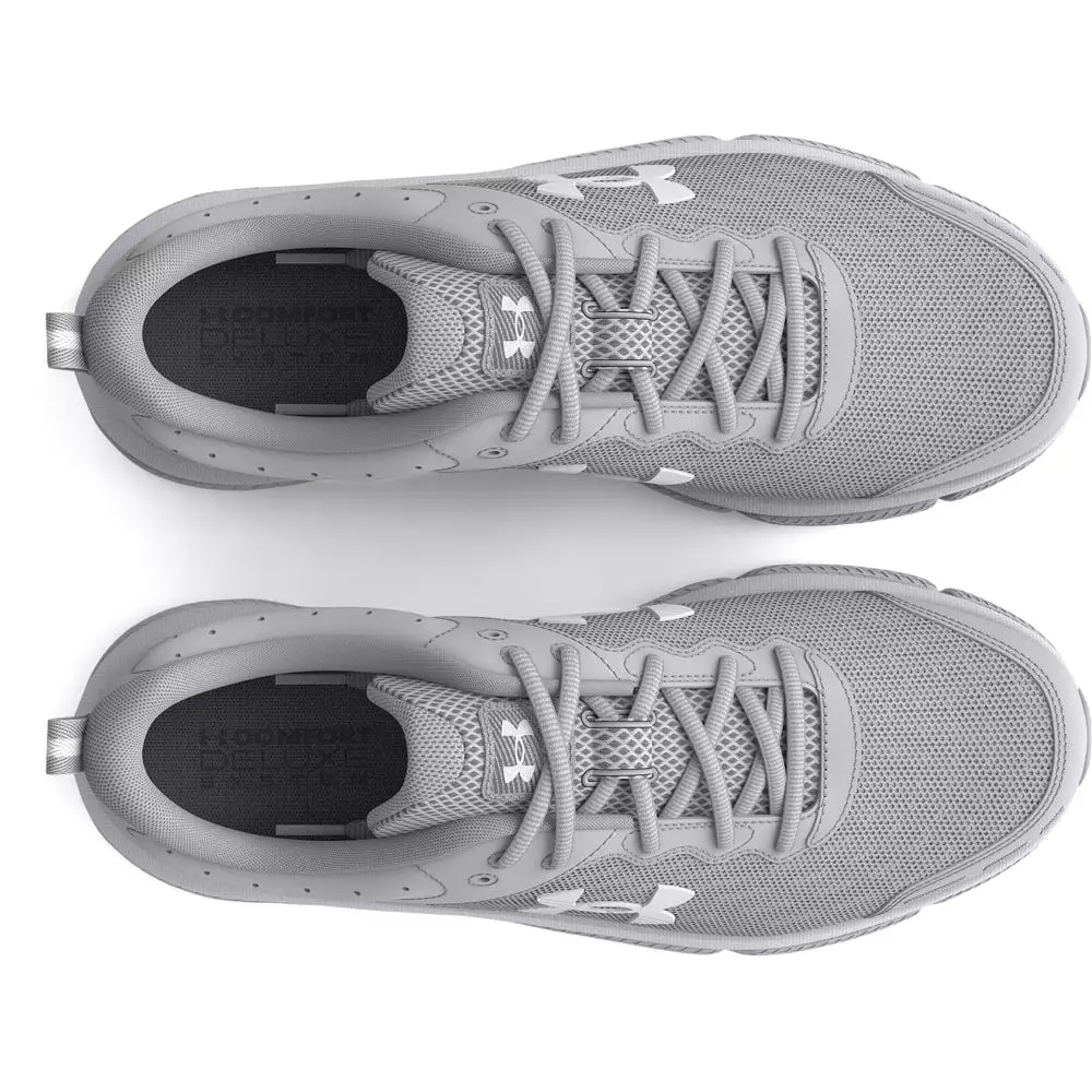 'Under Armour' Men's Charged Assert 10 - Mod Grey / White