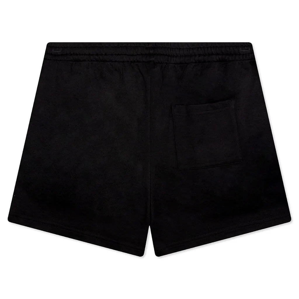 Vars Hamer Skinny Track Shorts - Black/Blue